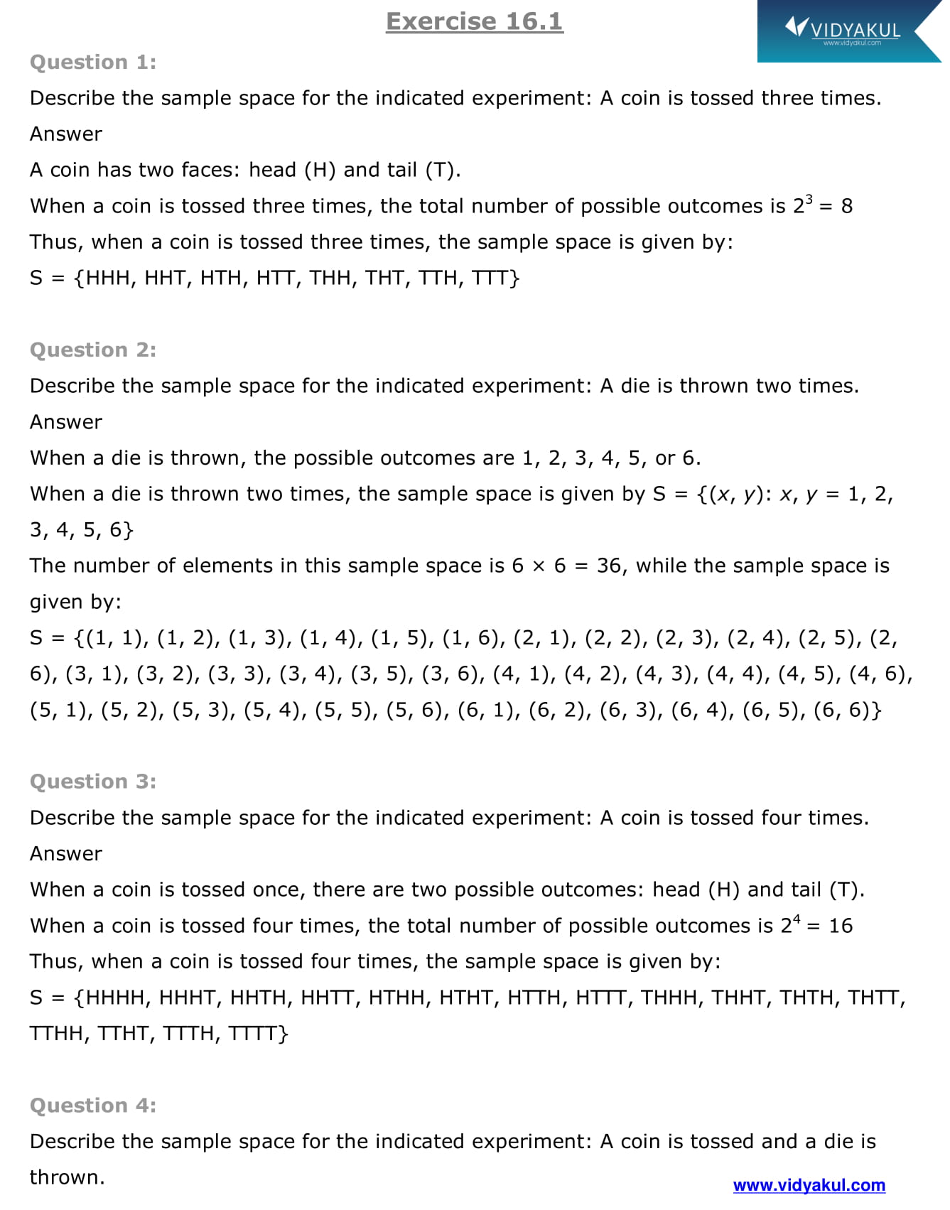 11th Maths Ncert Solutions Pdf